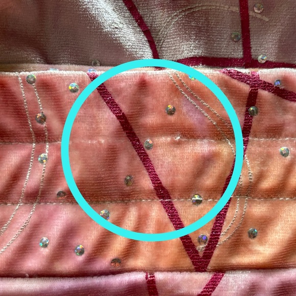 I’m Sorry by Petra Collin Velvet Embellished Tie-Dye Flare Leg Lounge Pants - Picture 6 of 11